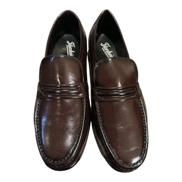 Florsheim Como Moc Toe Strap Loafer | 3E Extra Wide | Black Cherry | Size 10.5 - Picture 2 of 10